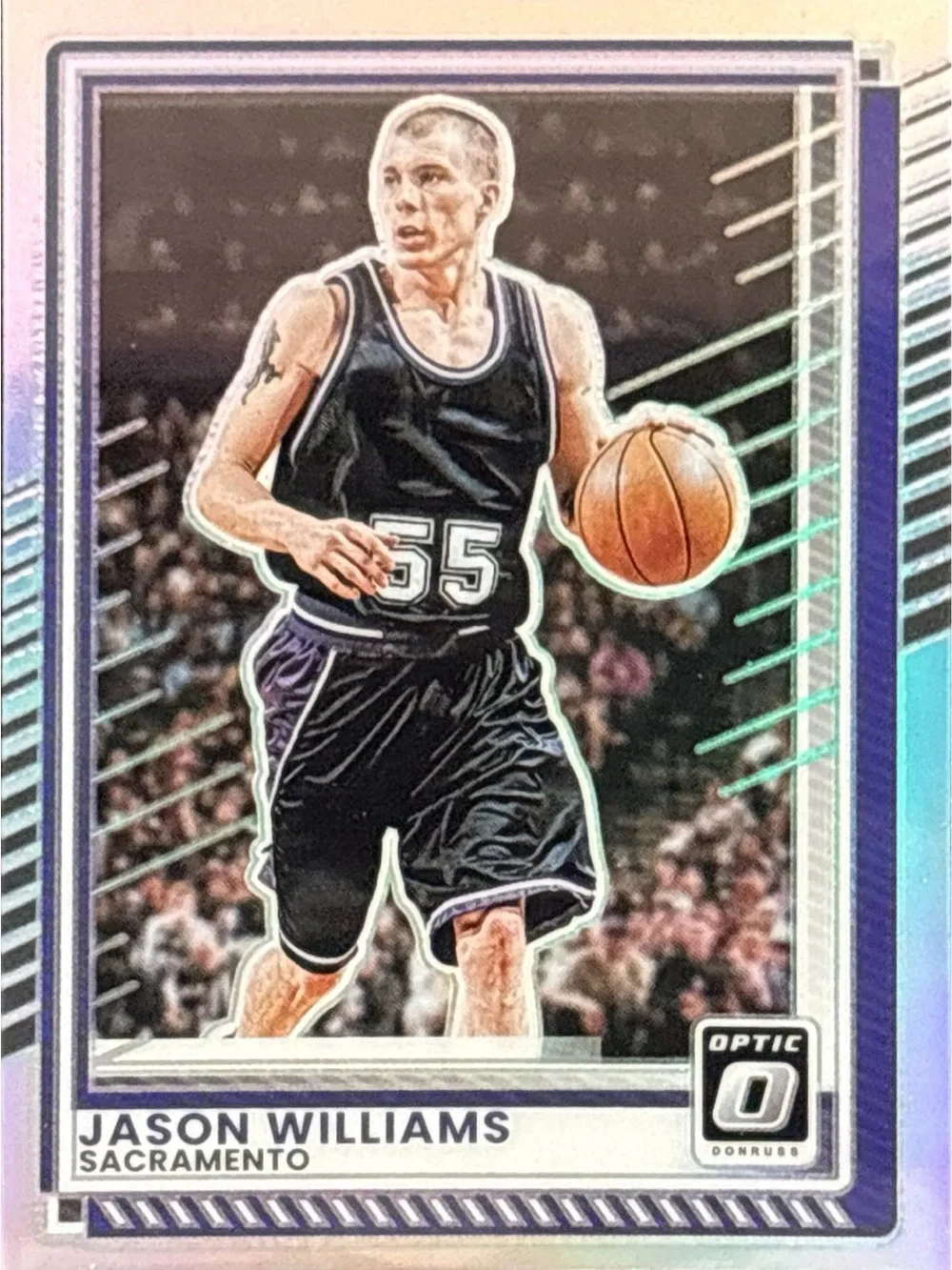 Panini Donruss Optic Purple Refractor Jason Williams Basketball Trading Card